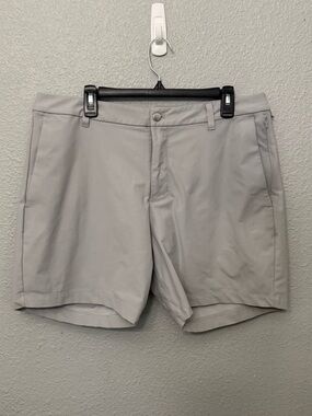 Lululemon ABC Shorts in a Light Grey Color size 36 inseam 7”